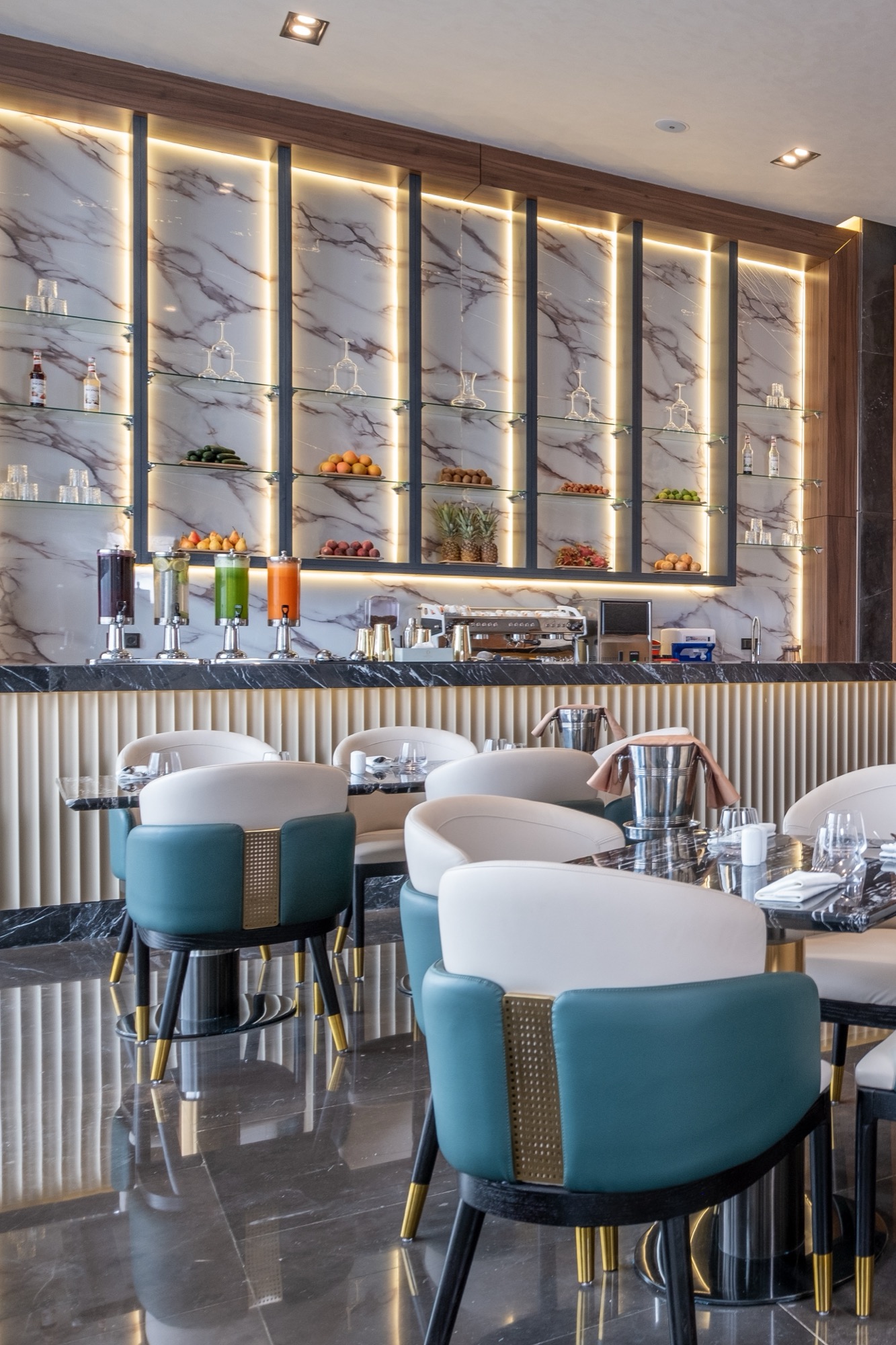 Le bar de l'hôtel