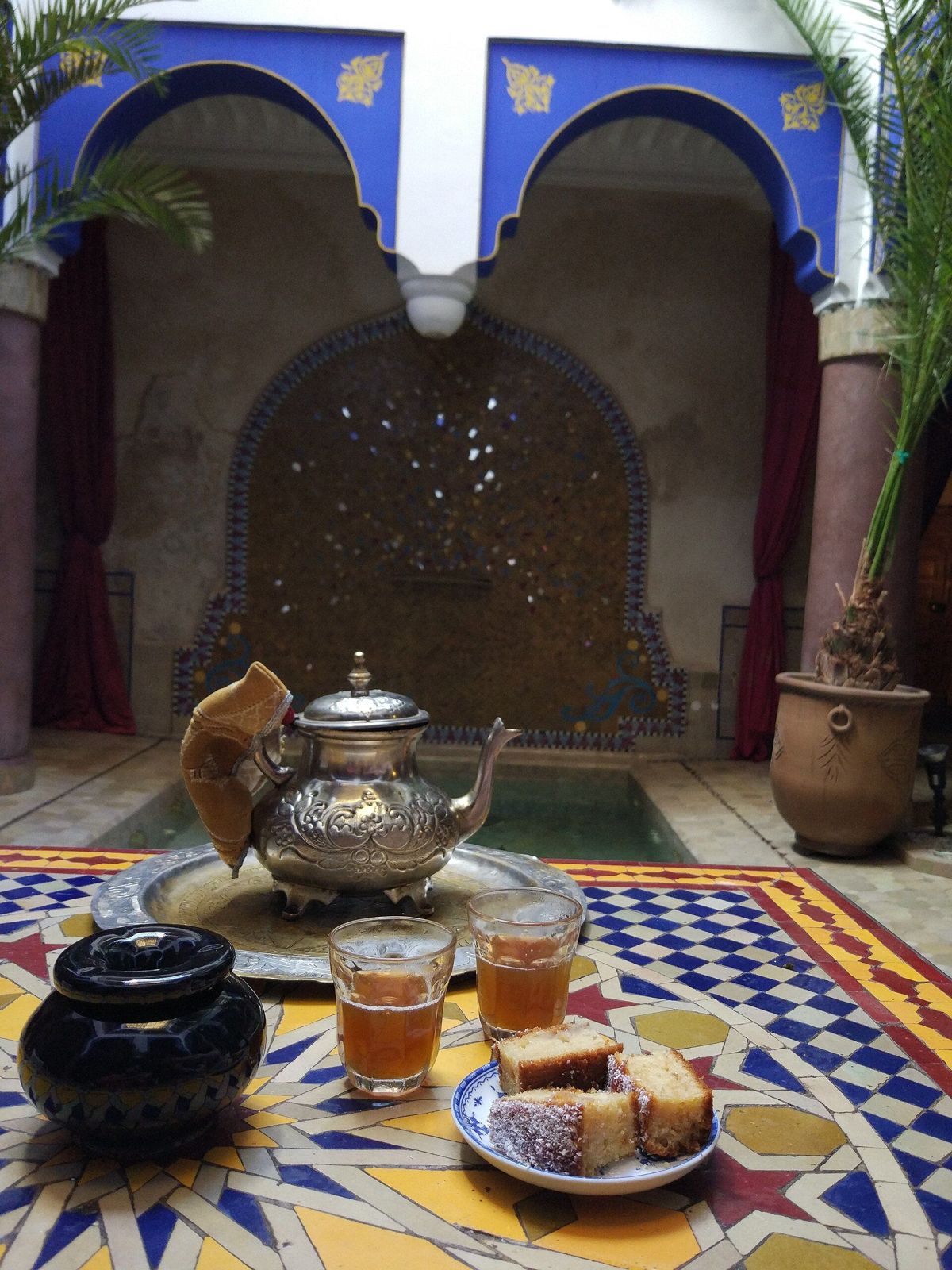 Thé à la menthe marocain